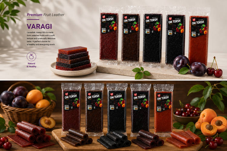 لواشک ورقی میکس