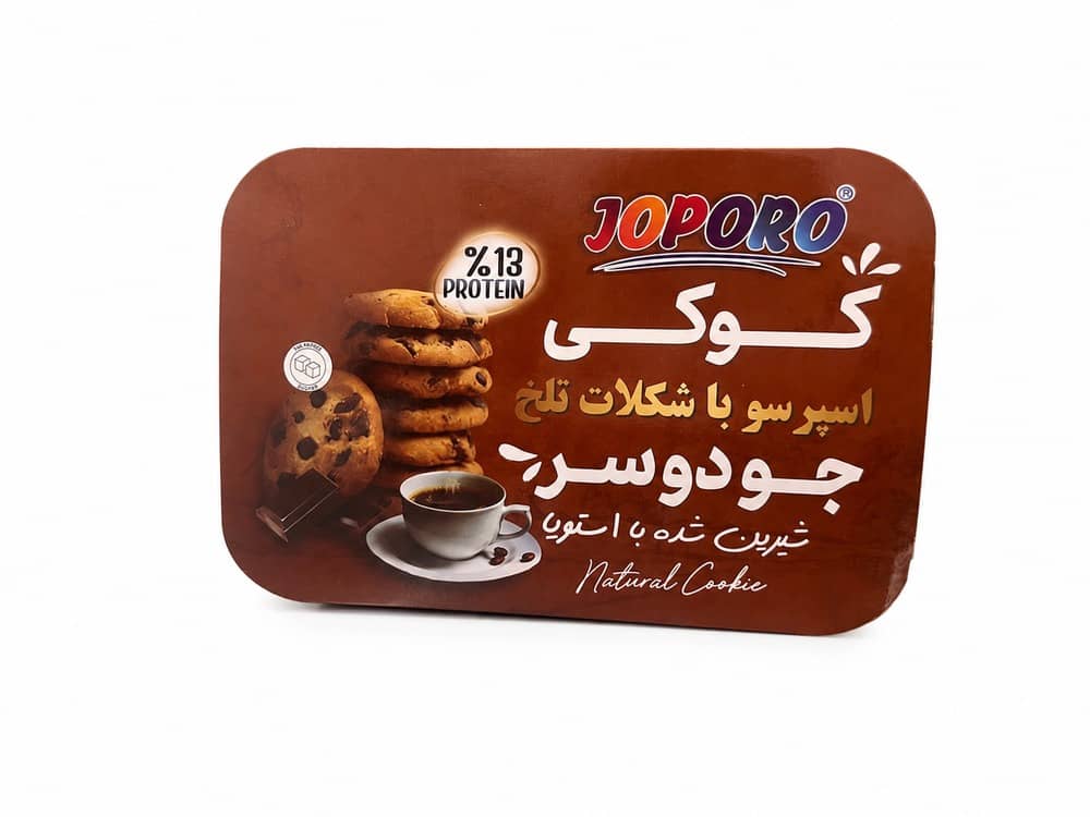 کوکی اسپرسو رژیمی بدون شکر با جودوسر و گیاه استویا